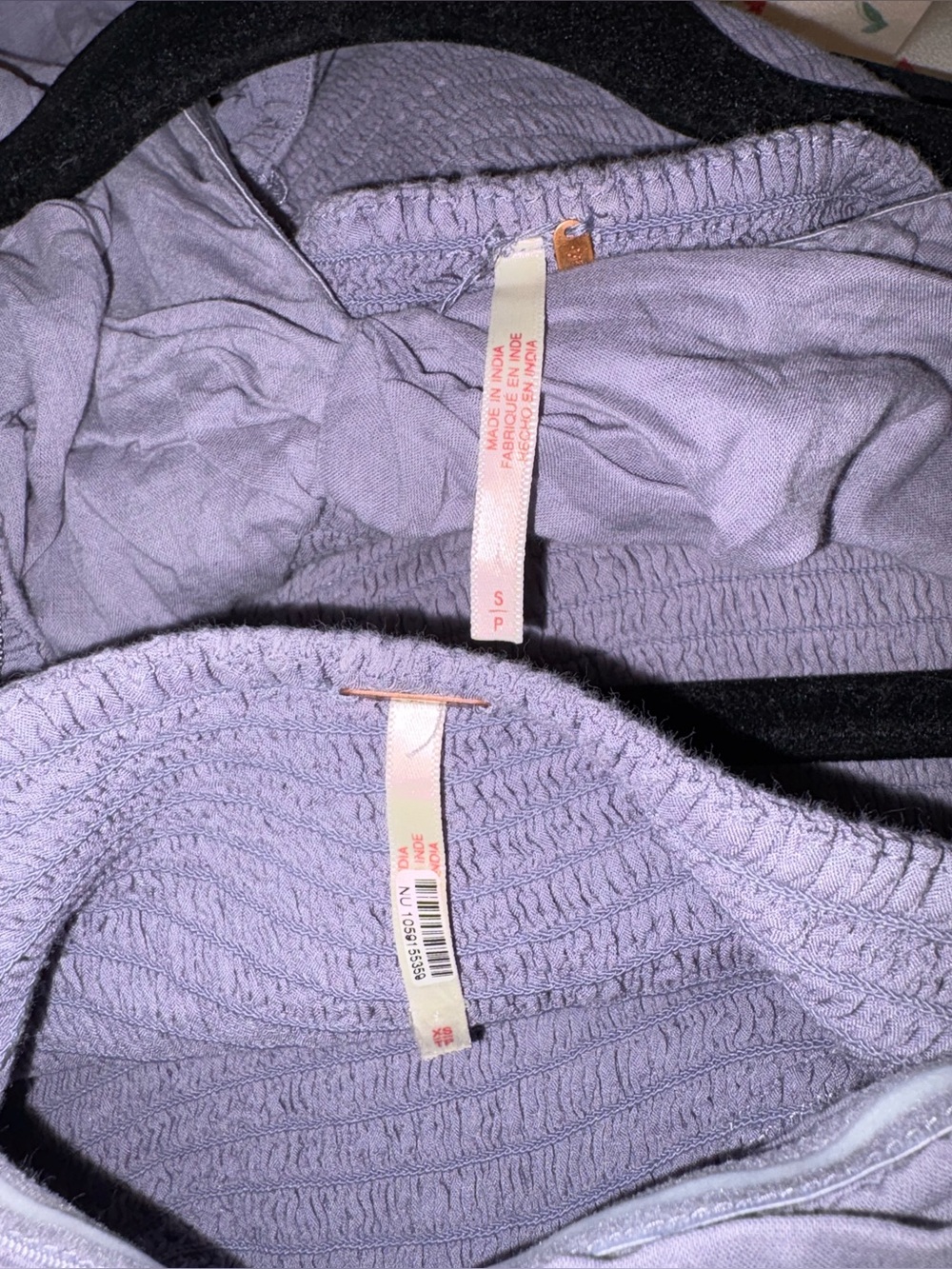 Free People Sundrenched Smocked Puff Sleeve Maxi Dress in Lavender Granite - Picture 11 of 16